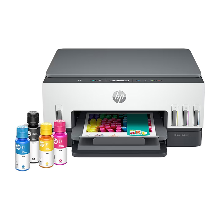 hp smart tank 6001 wireless color all in one ink tank printer scan, copy, 2 years ink included hp smart tank 6001 wireless color all in one ink tank printer scan, copy, 2 years ink included