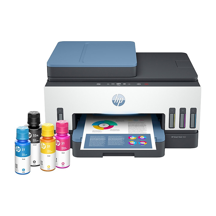 hp smart tank 7602 wireless color all in one ink tank printer, scan, copy, fax, 2 years of ink hp smart tank 7602 wireless color all in one ink tank printer, scan, copy, fax, 2 years of ink