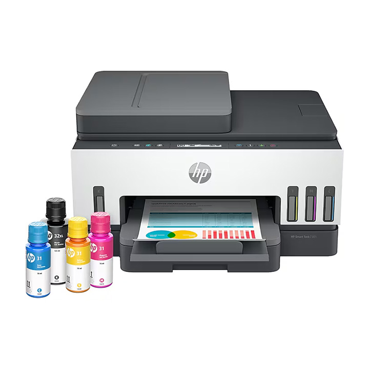 hp smart tank 7301 wireless color all in one ink tank printer scan copy, 2 years ink included hp smart tank 7301 wireless color all in one ink tank printer scan copy, 2 years ink included