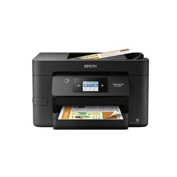 epson workforce pro wf 3820 wireless color inkjet printer, all in one, print, scan, copy, fax epson workforce pro wf 3820 wireless color inkjet printer, all in one, print, scan, copy, fax