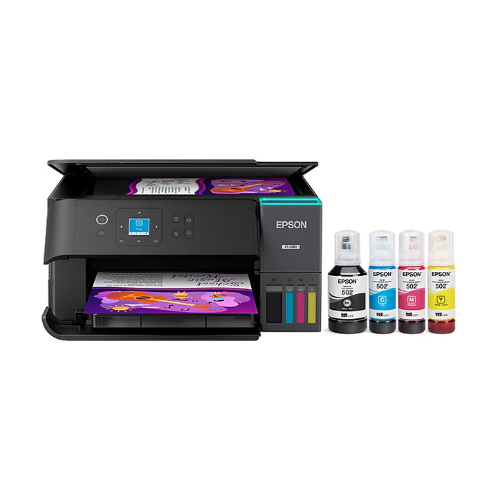 epson ecotank et 2980 wireless all in one color supertank printer, black epson ecotank et 2980 wireless all in one color supertank printer, black
